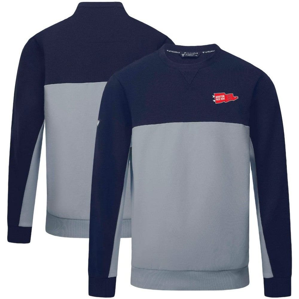Boston Red Sox Levelwear  Legacy Rafters Pullover Sweatshirt Navy