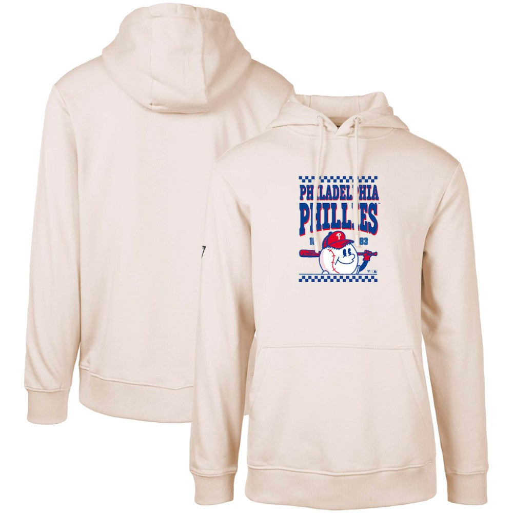 Philadelphia Phillies Levelwear  Podium Inaugural Pullover Hoodie Cream