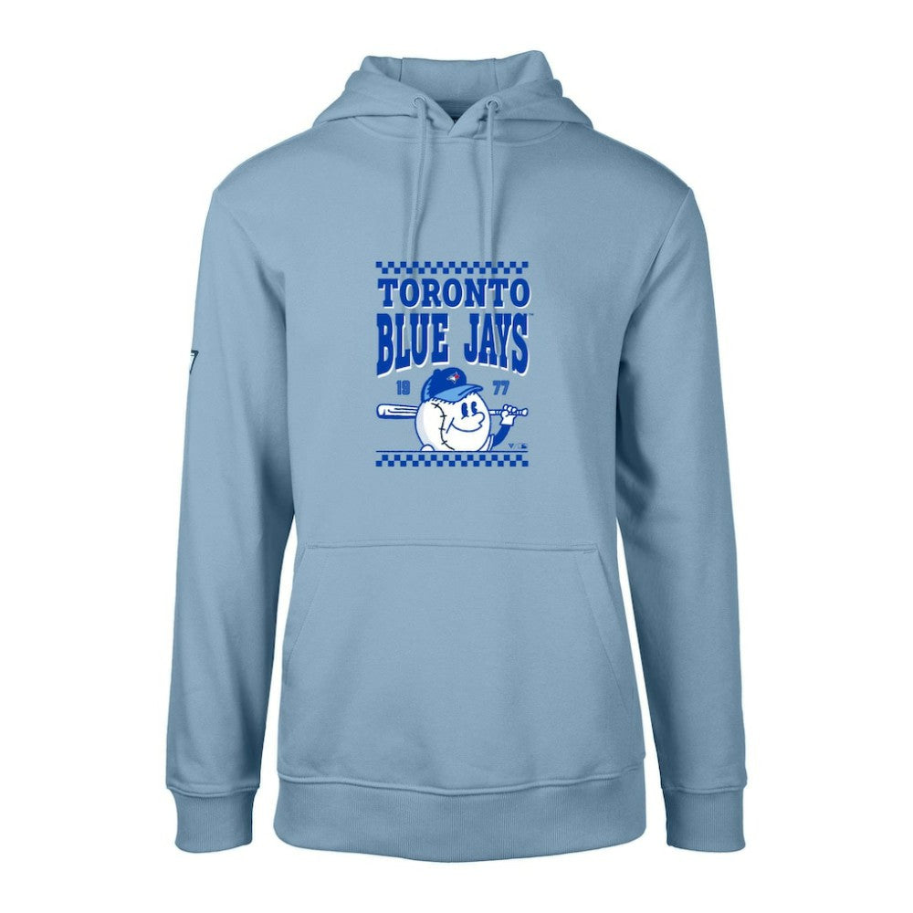 Toronto Blue Jays Levelwear  Podium Inaugural Pullover Hoodie Powder Blue