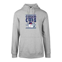 Chicago Cubs Levelwear  Podium Inaugural Pullover Hoodie Gray