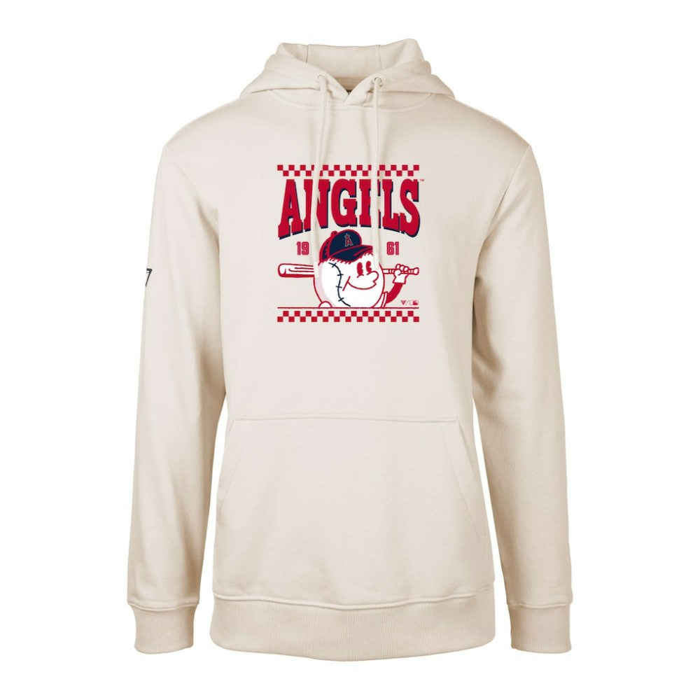 Los Angeles Angels Levelwear  Podium Inaugural Pullover Hoodie Cream