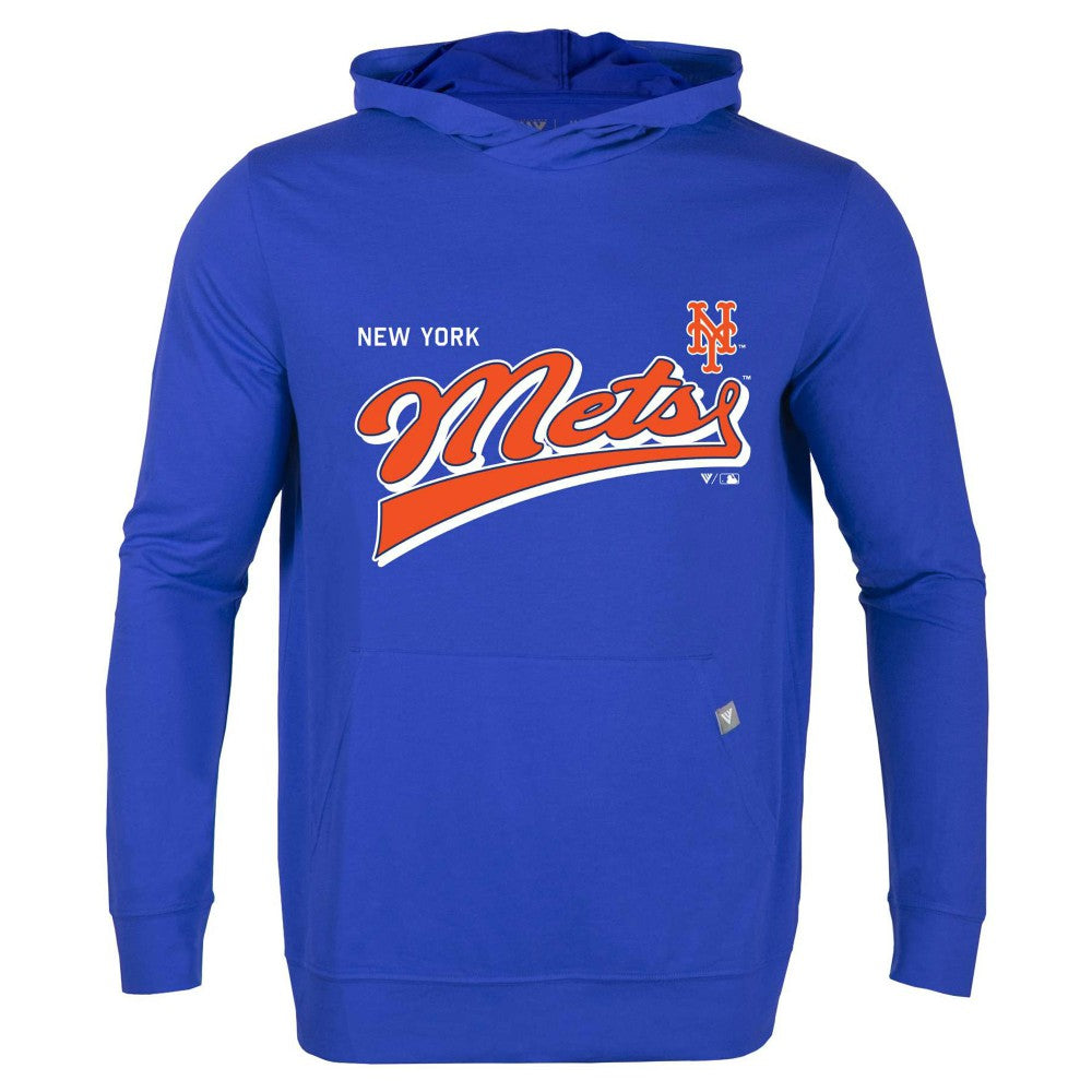 New York Mets Levelwear  Relay 2.0 Retro Pullover Hoodie Royal