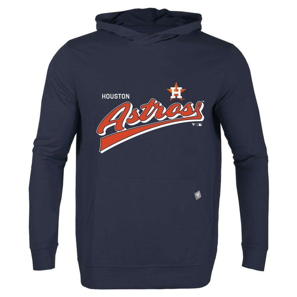 Houston Astros Levelwear  Relay 2.0 Retro Pullover Hoodie Navy
