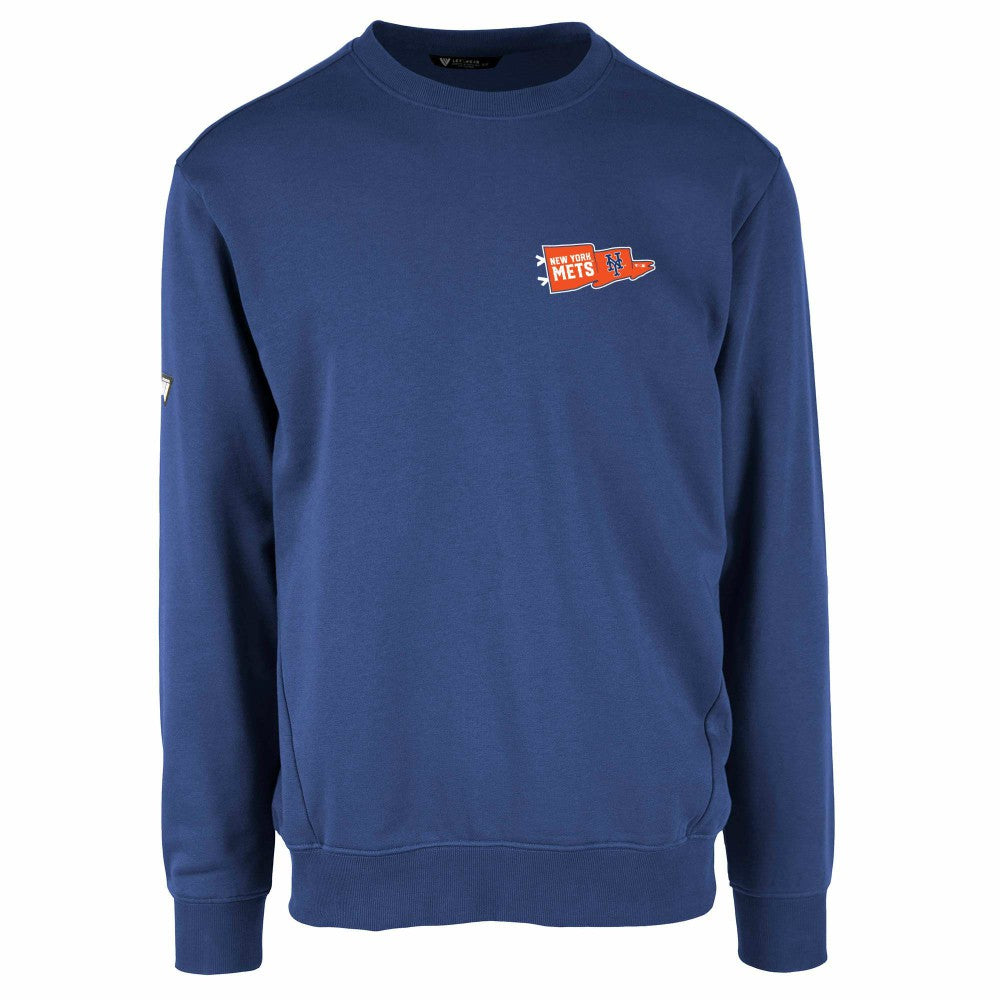 New York Mets Levelwear  Zane Rafters Pullover Sweatshirt Royal
