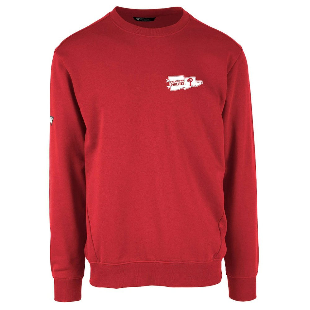 Philadelphia Phillies Levelwear  Zane Rafters Pullover Sweatshirt Red