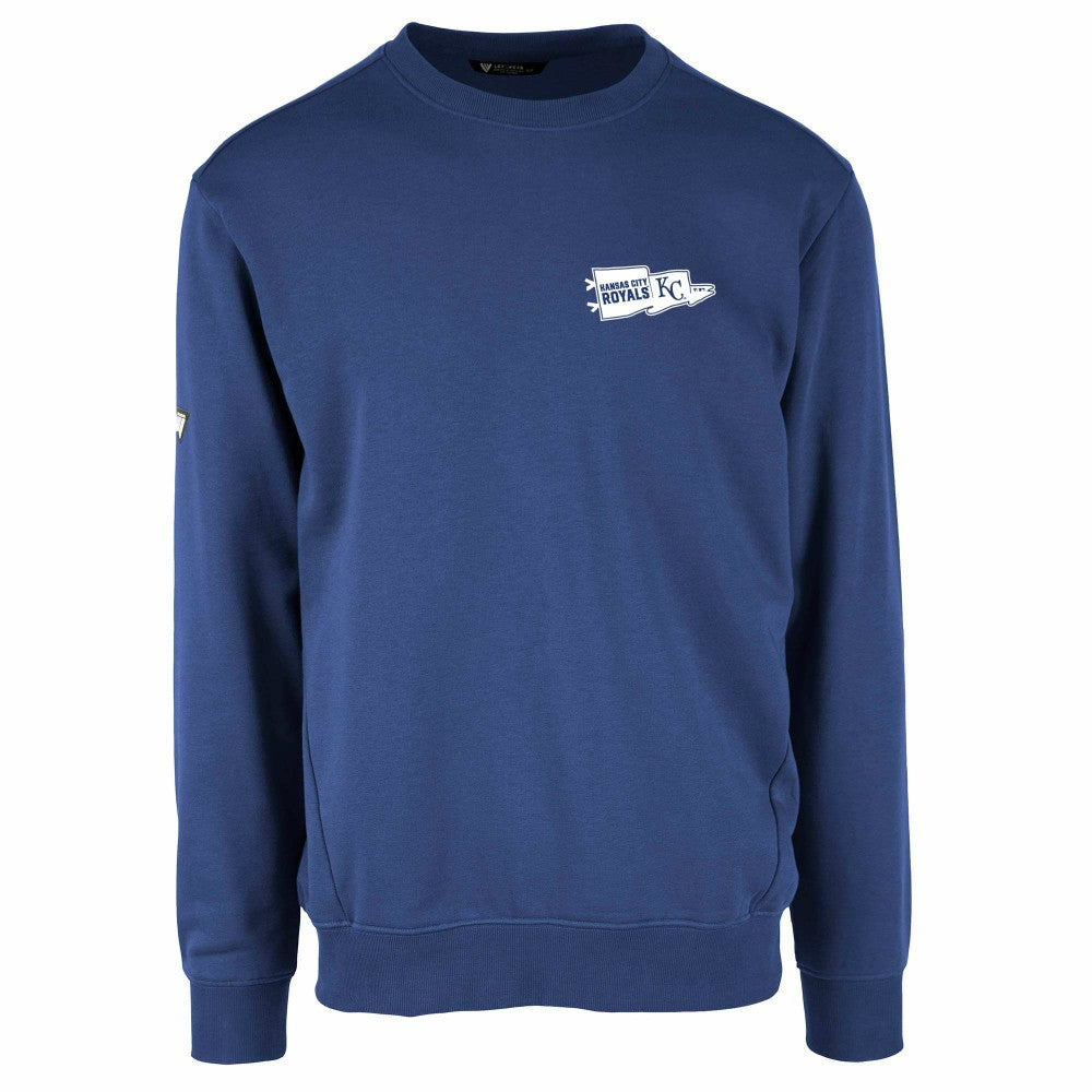 Kansas City Royals Levelwear  Zane Rafters Pullover Sweatshirt Royal