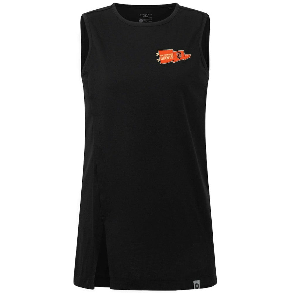 San Francisco Giants Levelwear Women's  Influx Rafters Tank Top Black