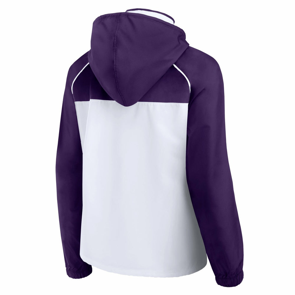 Phoenix Suns Women's Anorak Raglan Full-Zip Hoodie Jacket - White/Purple on sale