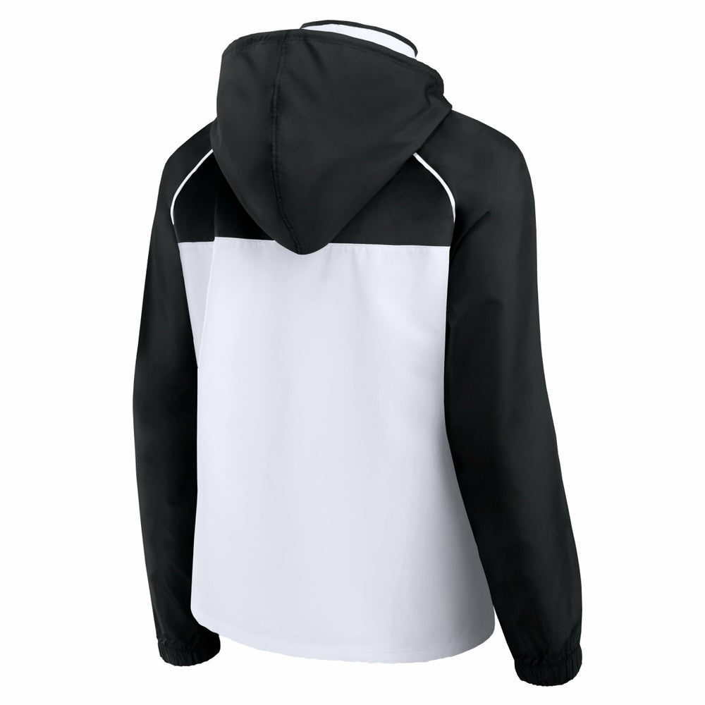 Sacramento Kings Women's Anorak Raglan Full-Zip Hoodie Jacket - White/Black sale