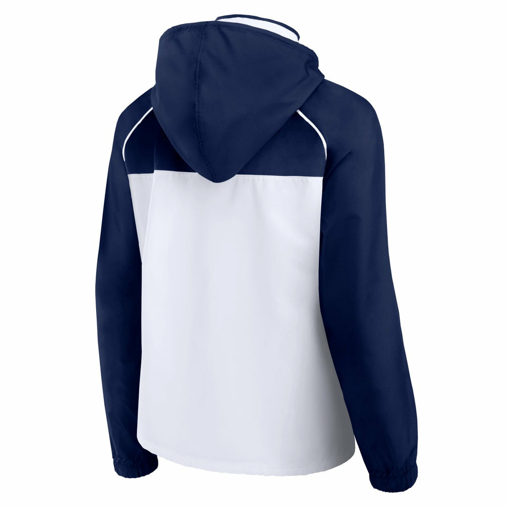 Minnesota Timberwolves Women's Anorak Raglan Full-Zip Hoodie Jacket - White/Navy sale