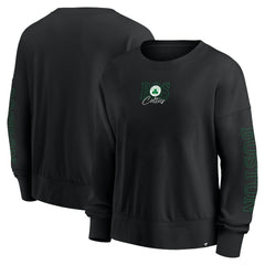 Boston Celtics Women's Oversized Game Day Pullover Sweatshirt - Black discount