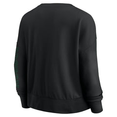 Boston Celtics Women's Oversized Game Day Pullover Sweatshirt - Black discount
