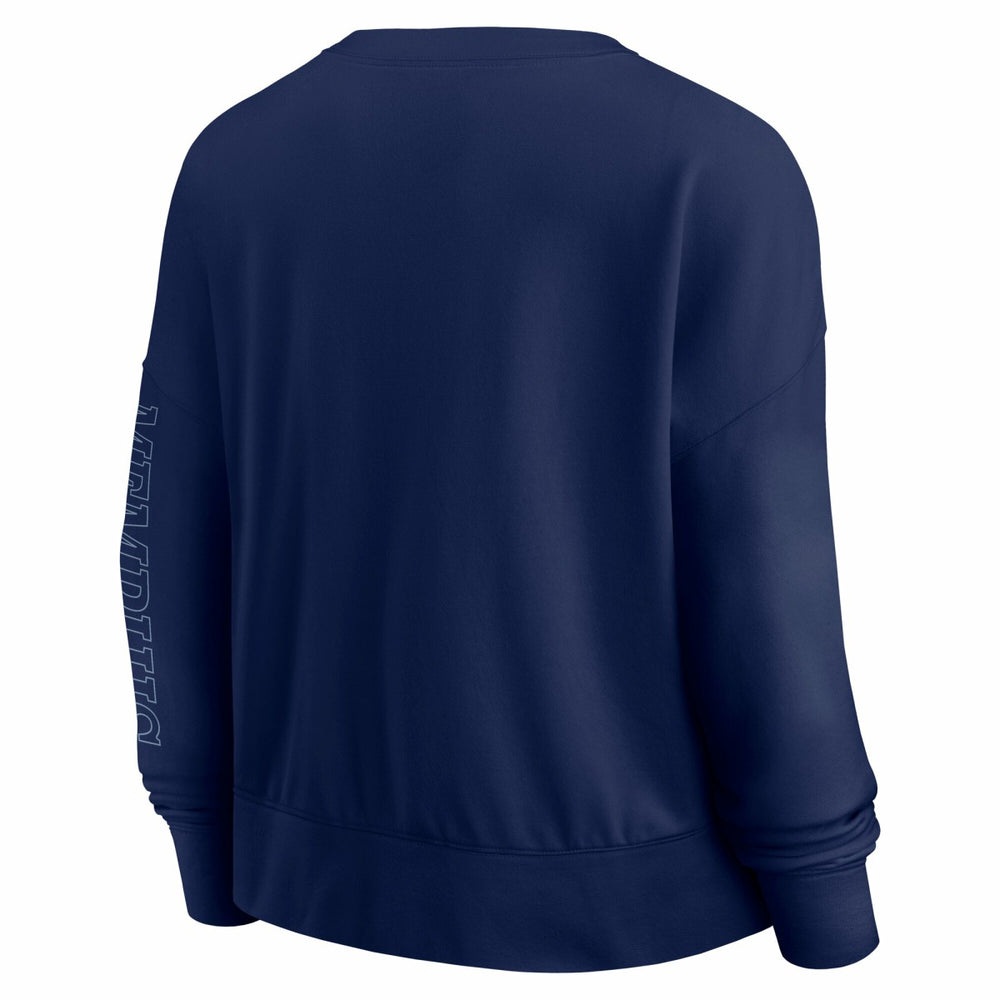 Memphis Grizzlies Women's Oversized Game Day Pullover Sweatshirt - Navy discount