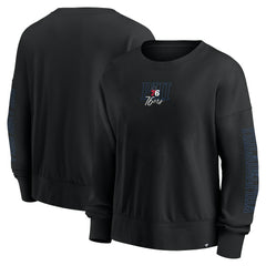 Philadelphia 76ers Women's Oversized Game Day Pullover Sweatshirt - Black cheap