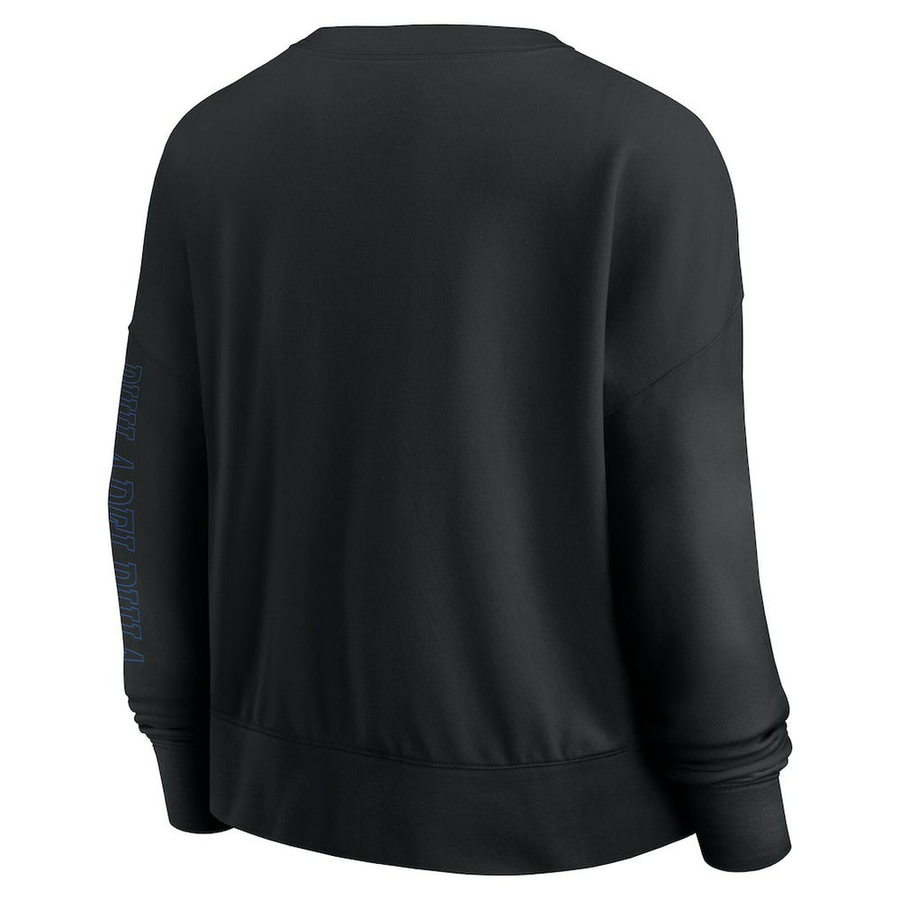 Philadelphia 76ers Women's Oversized Game Day Pullover Sweatshirt - Black cheap