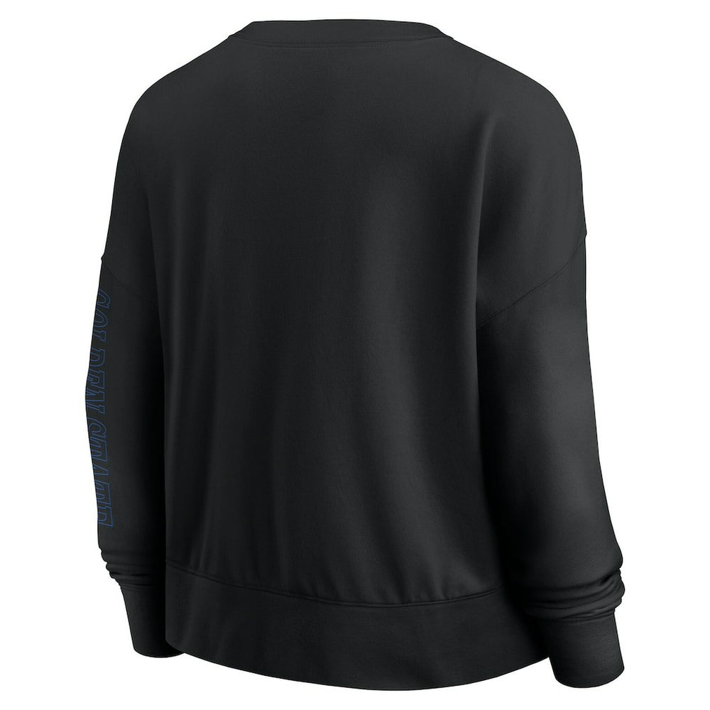 Golden State Warriors Women's Oversized Game Day Pullover Sweatshirt sale - Black outlet