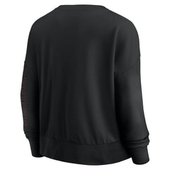 Chicago Bulls Women's Oversized Game Day Pullover Sweatshirt - Black on sale