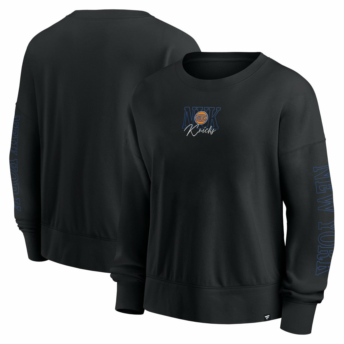 New York Knicks Women's Oversized Game Day Pullover Sweatshirt - Black cheap