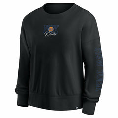 New York Knicks Women's Oversized Game Day Pullover Sweatshirt - Black cheap