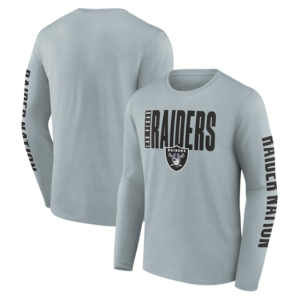 Las Vegas Raiders Vision Long Sleeve T-Shirt - Gray online