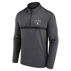 Las Vegas Raiders Head-to-Head Quarter-Zip Pullover - Charcoal online