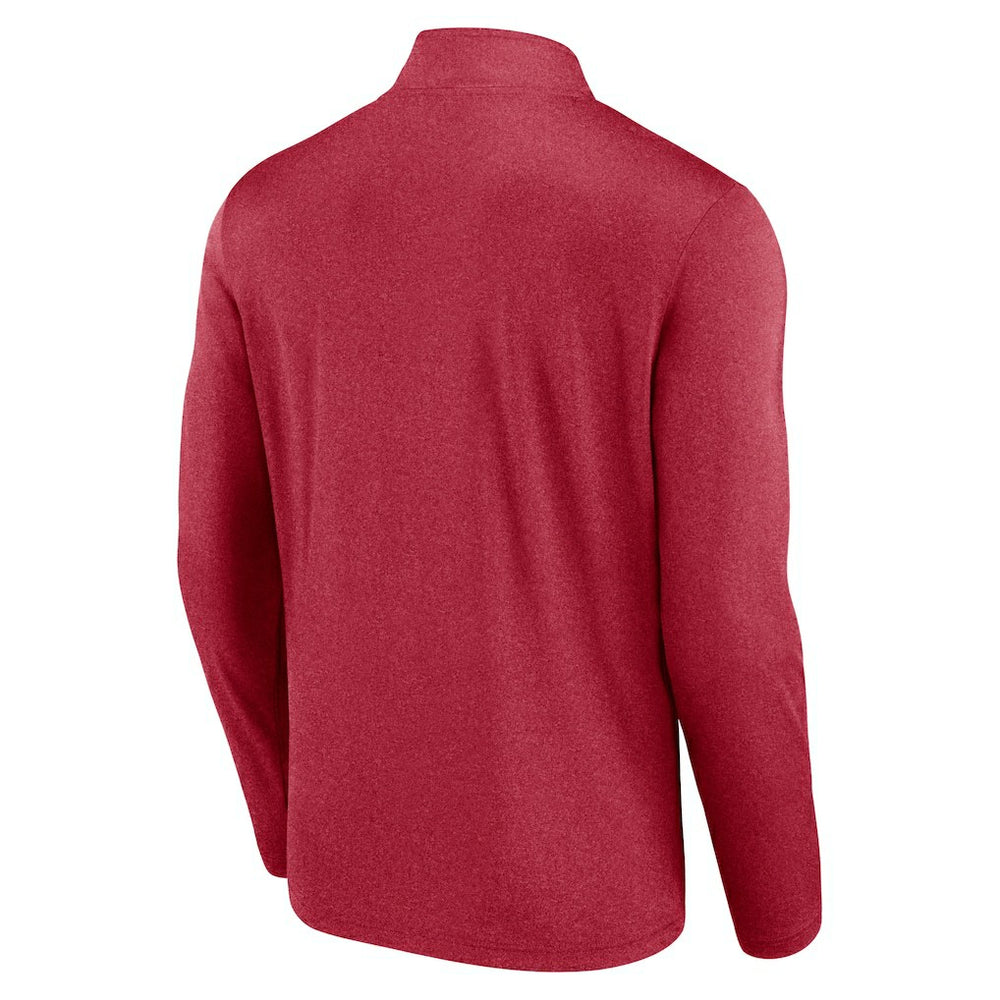 San Francisco 49ers Head-to-Head Quarter-Zip Pullover - Scarlet on sale
