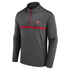 Tampa Bay Buccaneers Head-to-Head Quarter-Zip Pullover - Heather Charcoal on sale