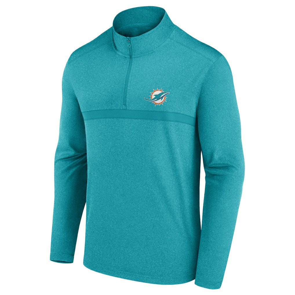 Miami Dolphins Head-to-Head Quarter-Zip Pullover - Aqua outlet