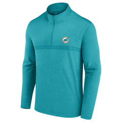 Miami Dolphins Head-to-Head Quarter-Zip Pullover - Aqua outlet