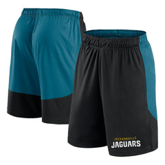 Jacksonville Jaguars Launch Shorts - Black/Teal on sale