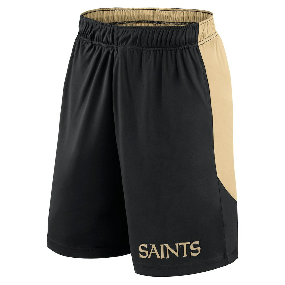 New Orleans Saints Launch Shorts - Black/Gold on sale