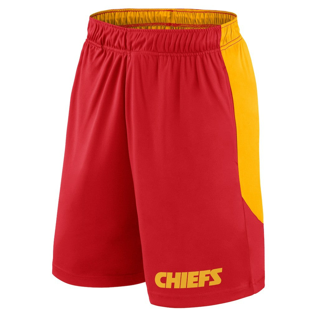 Kansas City Chiefs Launch Shorts - Red/Gold on sale