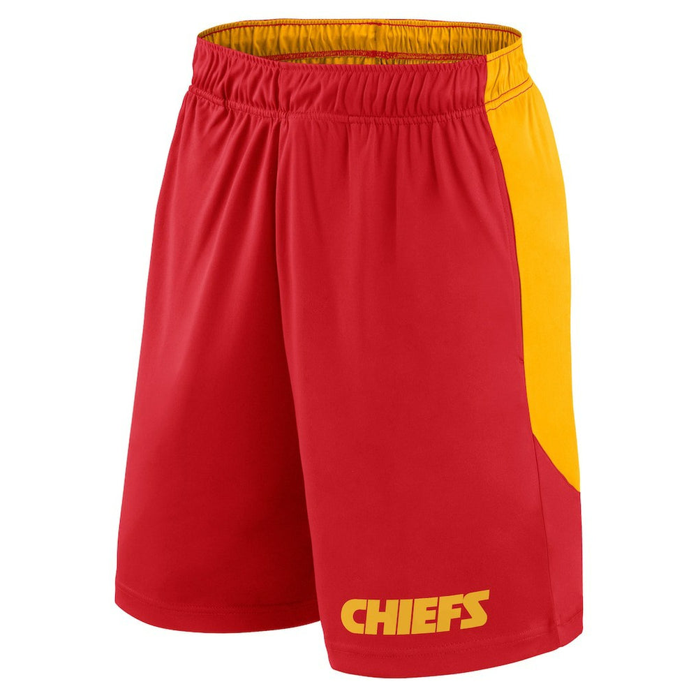 Kansas City Chiefs Launch Shorts - Red/Gold on sale