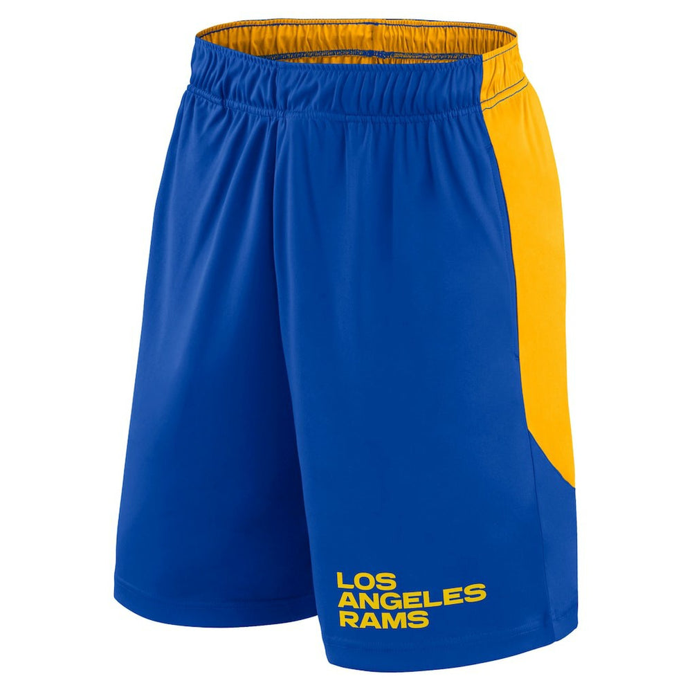 Los Angeles Rams Launch Shorts - Royal/Gold for sale