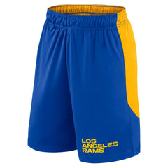 Los Angeles Rams Launch Shorts - Royal/Gold for sale