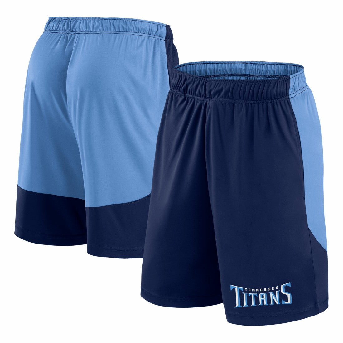 Tennessee Titans Launch Shorts - Navy/Light Blue for sale