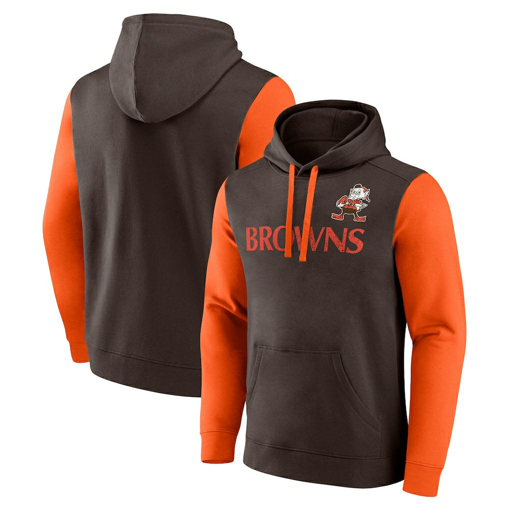 Cleveland Browns Fleece Pullover Hoodie - Brown outlet