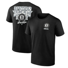Brooklyn Nets Logo Athletic Never Over T-Shirt - Black discount