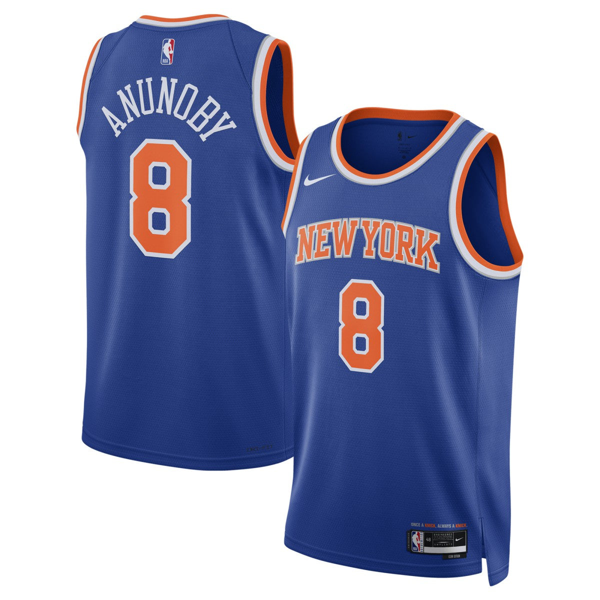 OG Anunoby New York Knicks Unisex Swingman Jersey - Icon Edition - Blue online