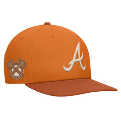Atlanta Braves Pro Dunk Performance Snapback Hat Orange