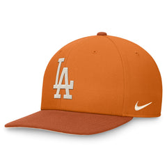 Los Angeles Dodgers Pro Dunk Performance Snapback Hat Orange