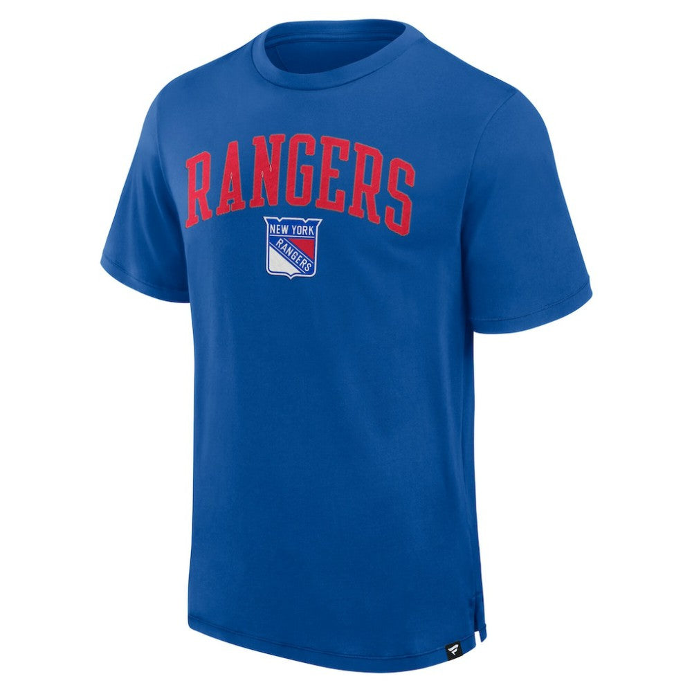 New York Rangers Fanatics Elevated Pima T-Shirt - Royal T-shirts