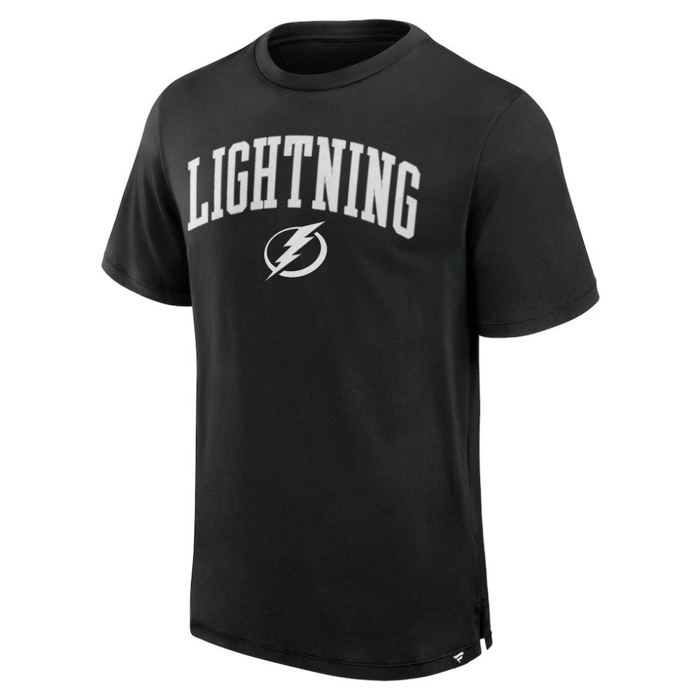 Tampa Bay Lightning Fanatics Elevated Pima T-Shirt - Black T-shirts