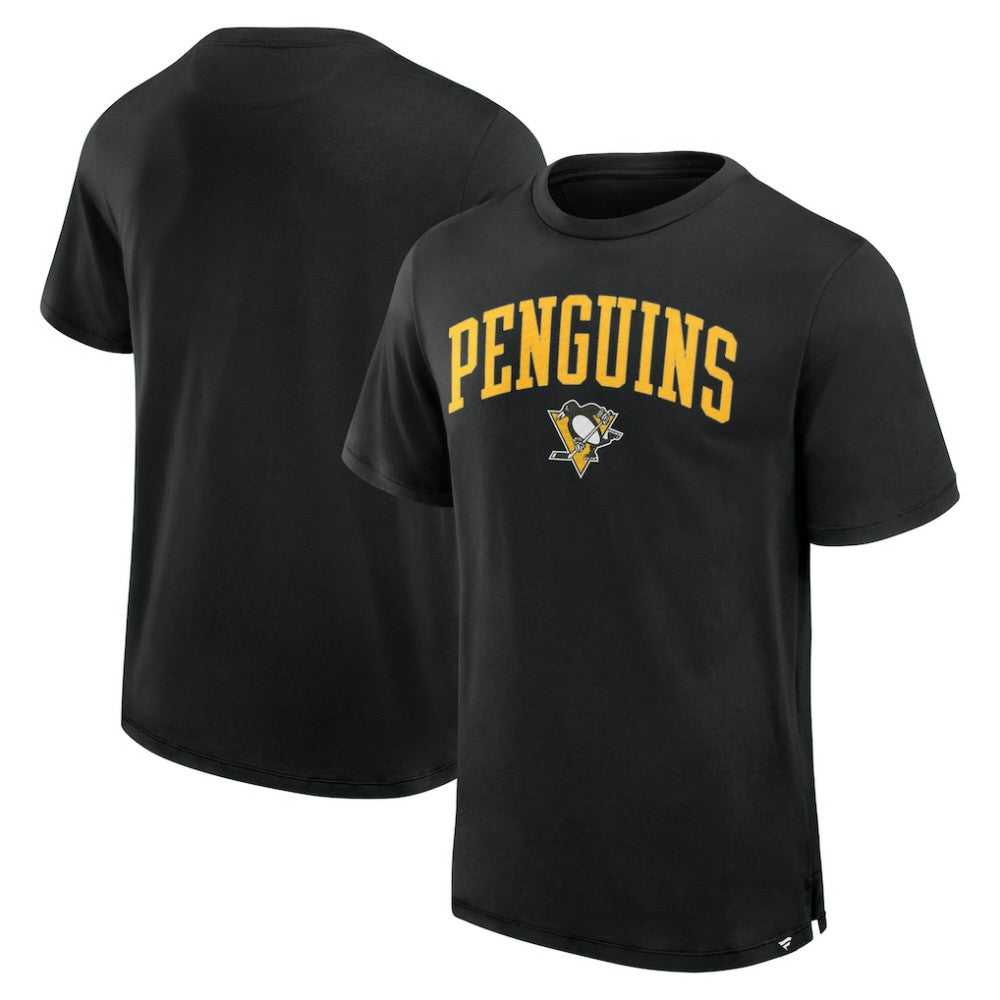 Pittsburgh Penguins Fanatics Elevated Pima T-Shirt - Black T-shirts