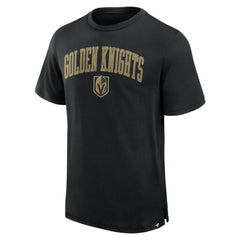 Vegas Golden Knights Fanatics Elevated Pima T-Shirt - Black T-shirts