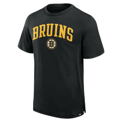 Boston Bruins Fanatics Elevated Pima T-Shirt - Black T-shirts