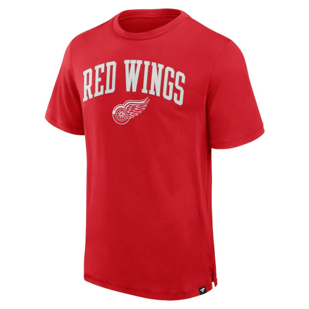 Detroit Red Wings Fanatics Elevated Pima T-Shirt - Red T-shirts