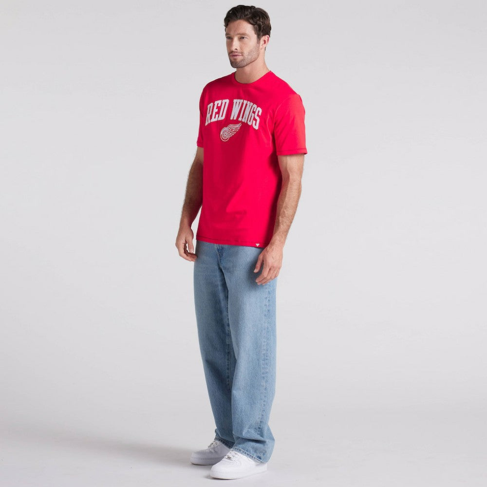 Detroit Red Wings Fanatics Elevated Pima T-Shirt - Red T-shirts