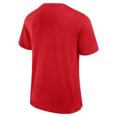 Chicago Blackhawks Fanatics Elevated Pima T-Shirt - Red T-shirts