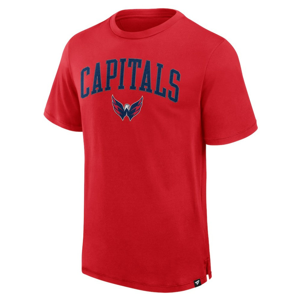 Washington Capitals Fanatics Elevated Pima T-Shirt - Red T-shirts